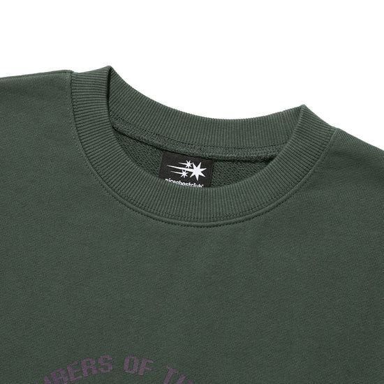 Nice Ghost Club Pixel Skeleton Layered Sweatshirt [Khaki]