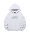 Nice Ghost Club 3 Star Appliqué Hoodie Zip Up