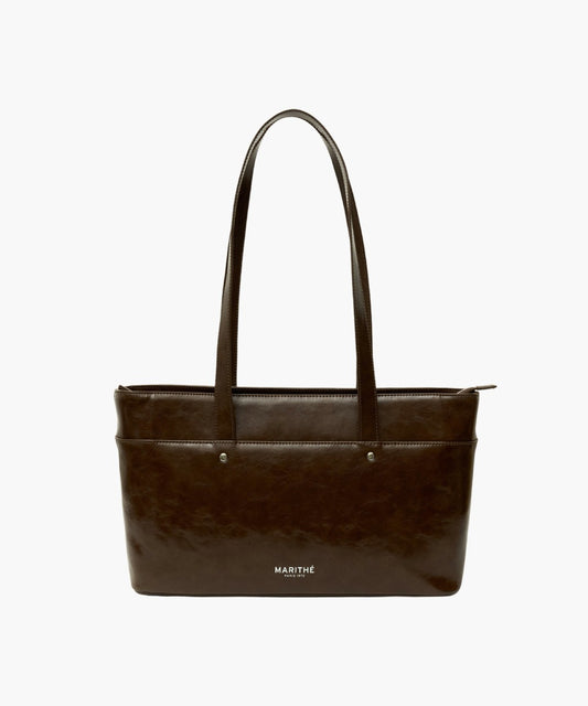 Marithé François Girbaud Regular Logo Boston Shoulder Bag
