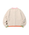 Nice Ghost Club Color Block Knit Cardigan