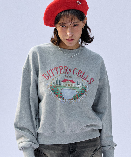 Bitter Cells Rosen Garden Sweatshirt - Grey