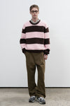 General Idea UNISEX Hachi Big Border Knit Pullover
