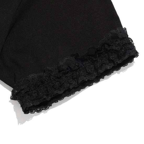 Nice Ghost Club Ghost Angels Lace Tee [Black]