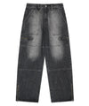 Mahagrid Fatigue Zip Denim Pant