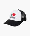 Marithé François Girbaud I LOVE MFG MESH CAP
