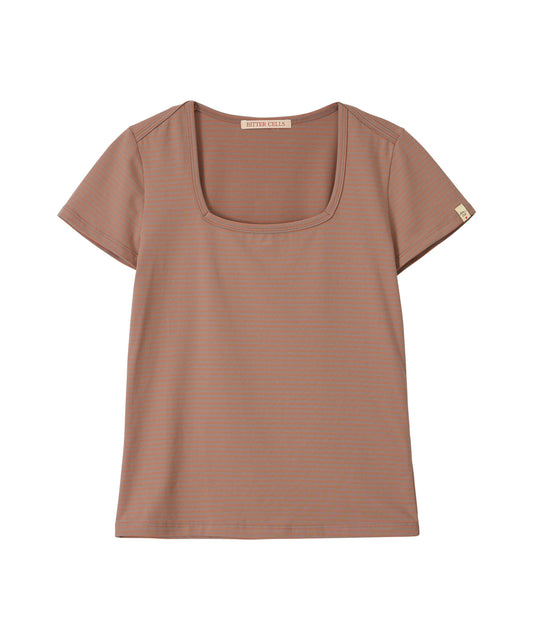 Bitter Cells Essential ST Square Neck Tee