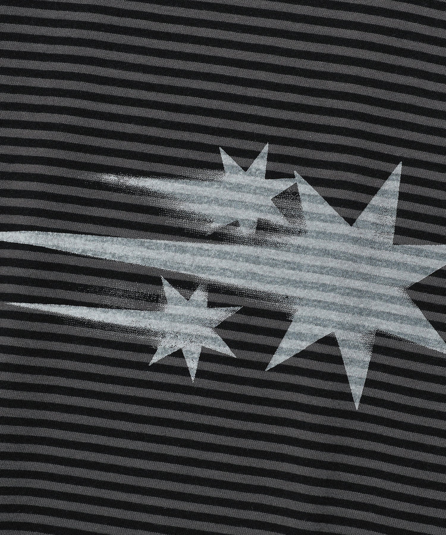 Nice Ghost Club Stripe Rush 3Star Ringer Crop Tee