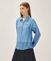 Marithé François Girbaud W PATTERN SHEER SHIRT