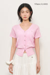 General Idea WOMAN Airy V-Neck Cable Cardigan