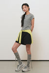 General Idea WOMAN Snap Henry Neck T-Shirt