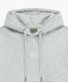 Marithé François Girbaud W DRAWING CLASSIC LOGO CROP HOODIE light heather gray