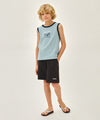 Marithé François Girbaud Kids Waffle Ringer Sleeveless