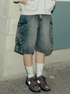 ADLV Utility Dying Denim Short Pants