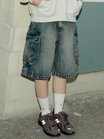 ADLV Utility Dying Denim Short Pants