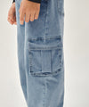 Marithé François Girbaud Kids Straight Cargo Denim Pants