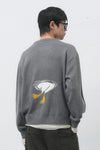 General Idea UNISEX Swan Jacquard Knit Pullover