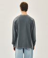 Marithé François Girbaud SHADOW CLASSIC LOGO DYEING LONG SLEEVE TEE blue