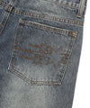 Nice Ghost Club Angels Wide Washed Jeans