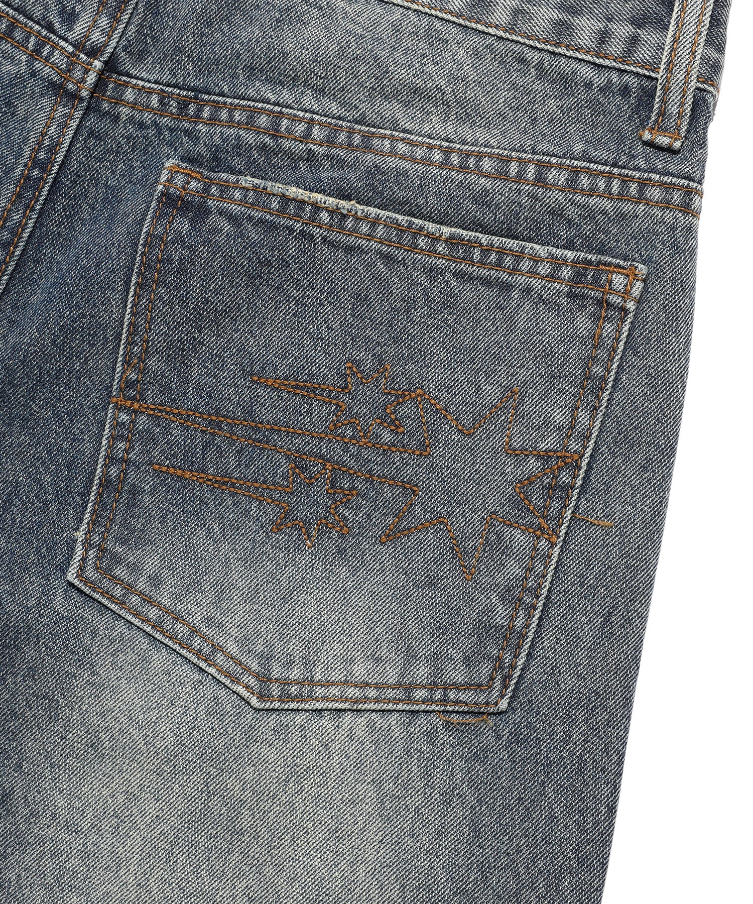 Nice Ghost Club Angels Wide Washed Jeans