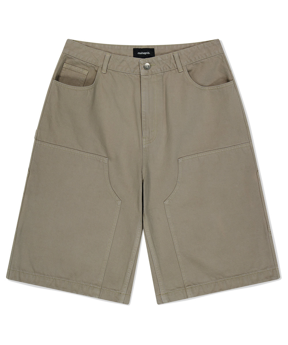 Mahagrid Dyed Double Knee Short