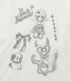 Nice Ghost Club Doodle Big Big Long Sleeve Hoodie