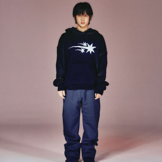 Nice Ghost Club Boots Cut Panel Sweat Pants
