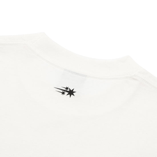 Nice Ghost Club Pearl Necklace Symbol Big Big Tee White