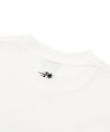 Nice Ghost Club Pearl Necklace Symbol Big Big Tee White