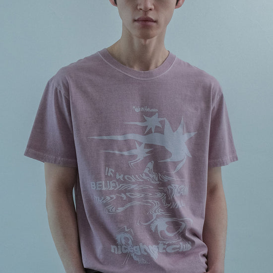 Nice Ghost Club Tornado Logo Pigment Tee
