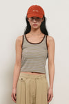 General Idea WOMAN Multi Stripe U-Neck Sleeveless