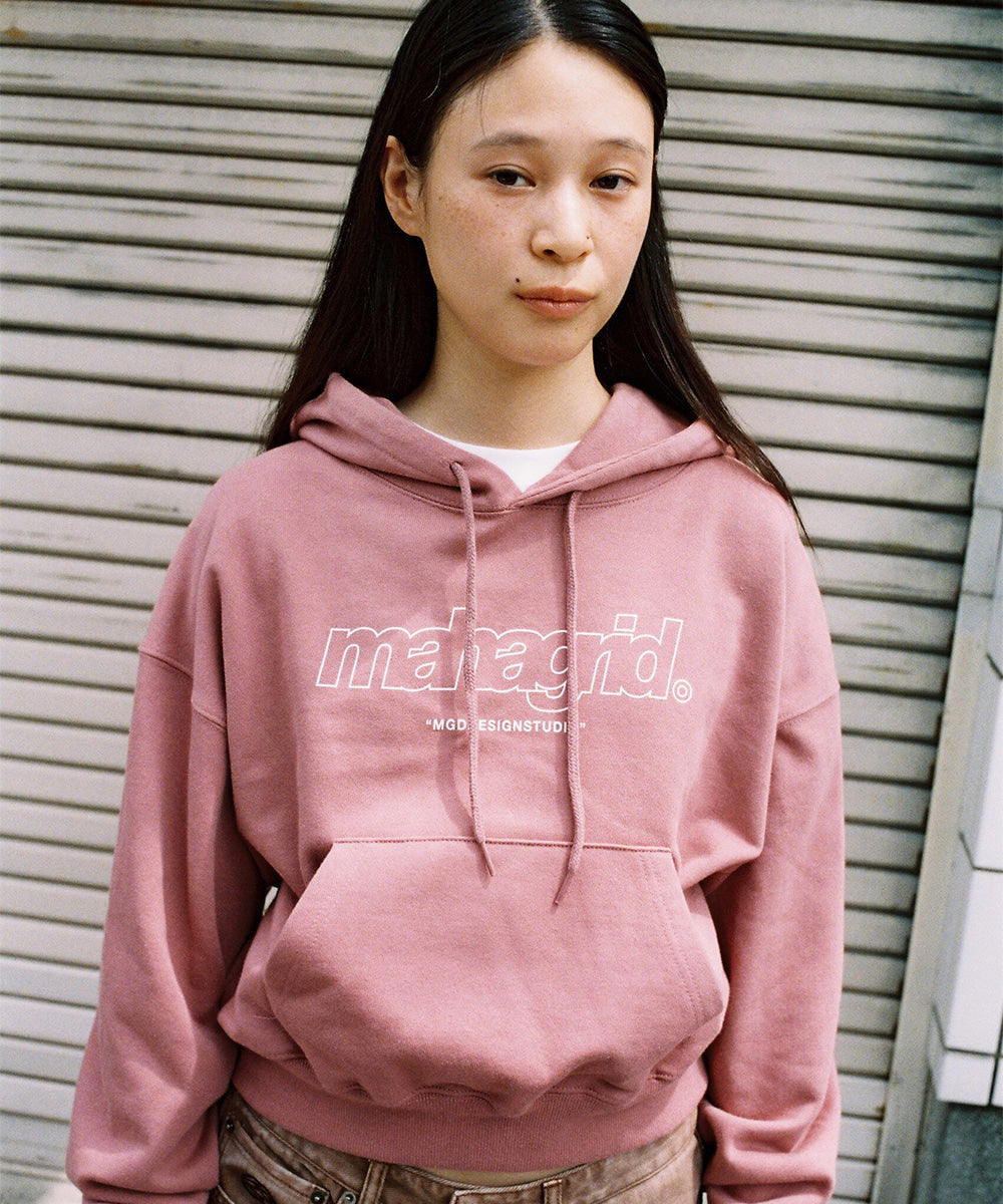 Mahagrid THIRD LOGO CROP HOODIE
