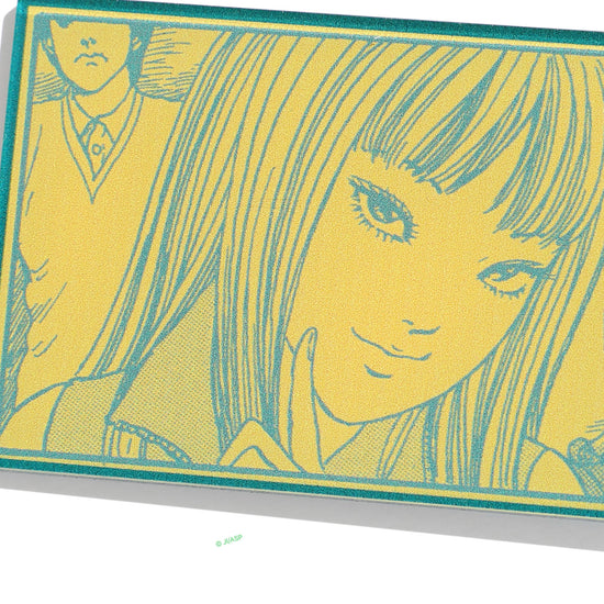 Nice Ghost Club Junji Ito Maniac Tomie Square Acrylic Keychain [Yellow]
