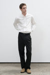 General Idea MAN Two-Pleat Suit Trousers [CHARCOAL STRIPE]
