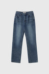 General Idea WOMAN Washed Straight Denim Pants