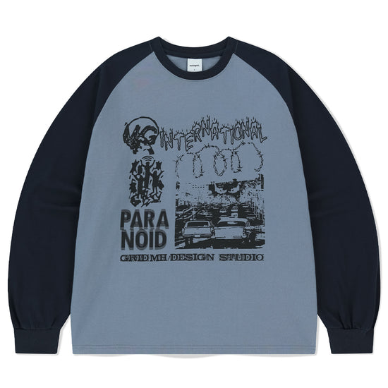 Mahagrid International Raglan Long Sleeve Tee