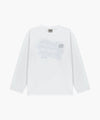 Marithé François Girbaud [REGEN] Back Drawing Logo Long Sleeve Tee Navy