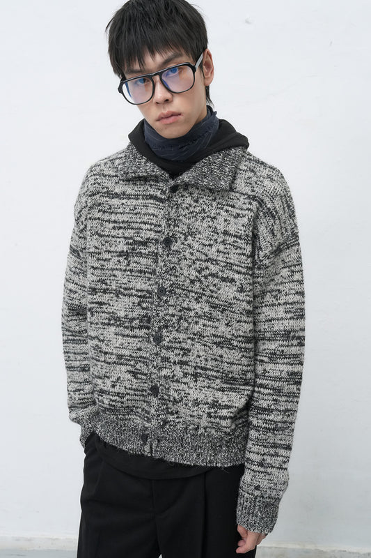 General Idea MAN Vintage Collar Button Cardigan