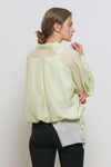General Idea WOMAN Summer Sheer Volume Blouson Shirt