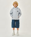 Marithé François Girbaud Kids Classic Logo Seersucker Jacket Cream