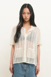 General Idea WOMAN Loose Fit Crochet Lace Half Cardigan