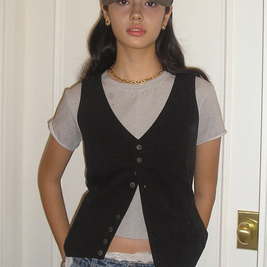 Bitter Cells Lauryn V Neck Vest