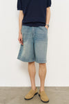 General Idea MAN Wide Bermuda Denim Pants
