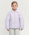 Marithé François Girbaud Kids Lightweight Quilting Down Jacket Light Purple