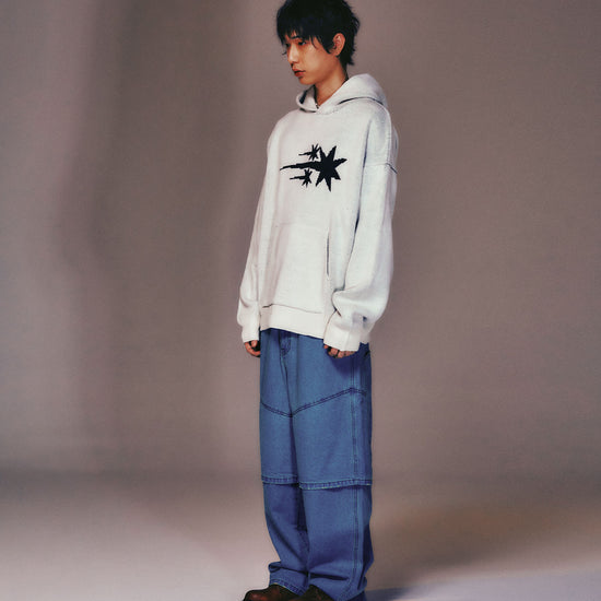 Nice Ghost Club Layered Washed Jeans