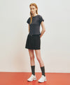 Marithé François Girbaud Marithé SPORT FLARE MINI SKIRT