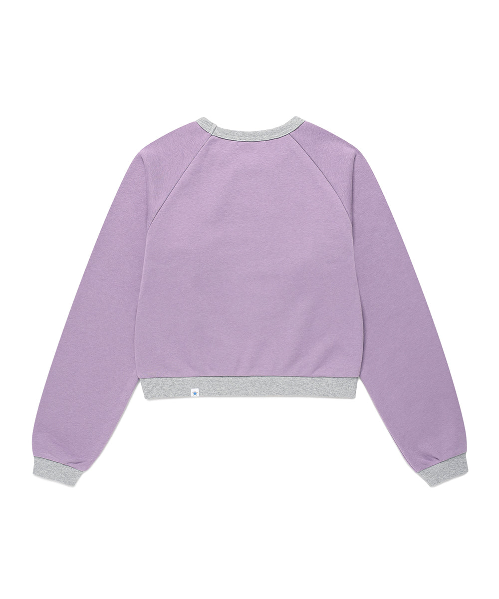 Cavish W Angel Cats Sweatshirt Purple