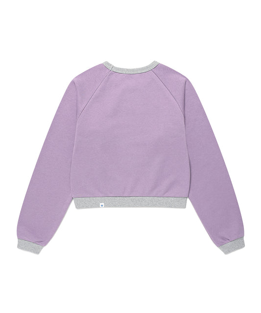 Cavish W Angel Cats Sweatshirt Purple