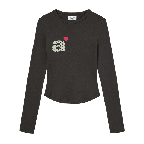 AEAE Dot Small Letter Long Sleeve