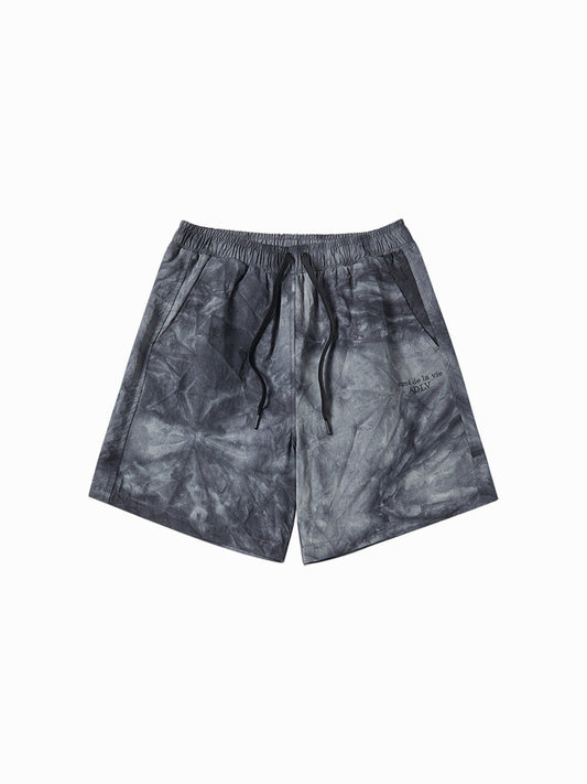 ADLV Tie Dye Windbreaker Shorts