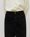 Marithé François Girbaud Women's Layered Denim Skirt Pants Black